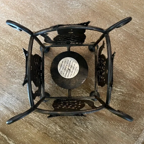 Kirklands Bronze Metal Cat Candle Holder - Picture 4 of 5